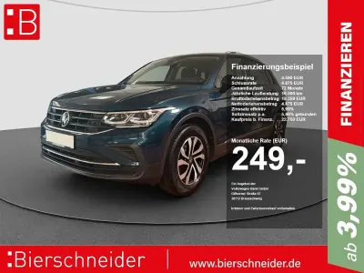 Gebraucht VW Tiguan Active 150 PS (110 kW) 2022 Blau SUV