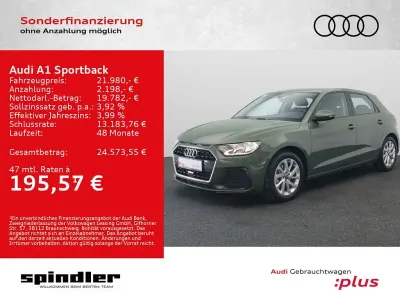 Gebraucht Audi A1 Sportback Advanced Plus 116 PS (85 kW) 2025 Distriktgrün metallic Kleinwagen