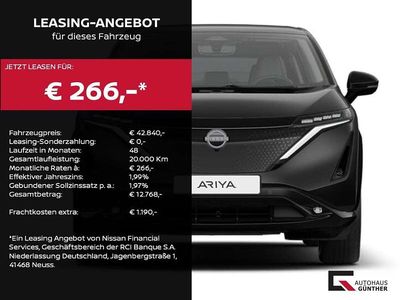 Neu Nissan Ariya Advance 160 kW (218 PS) 2025 Schwarz (pearl black) SUV