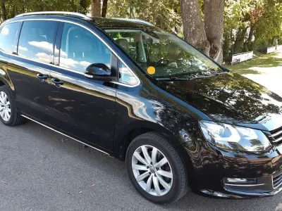 Gebraucht VW Sharan Highline 184 PS (135 kW) 2016 Schwarz Van / Kleinbus
