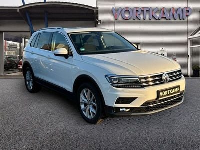 Pure white Gebraucht 2020 VW Tiguan Highline SUV | 28.480 € (Fairer Preis)