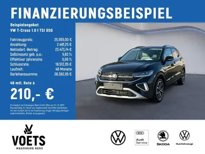 Neu VW T-Cross Life 116 PS (85 kW) 2026 Schwarz SUV