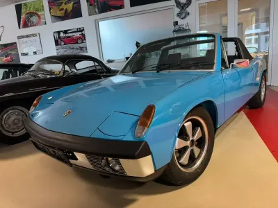 Gebraucht Porsche 914-6 140 PS (102 kW) 1975 Blau Cabrio