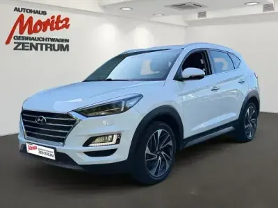 Gebraucht Hyundai Tucson Premium 177 PS (130 kW) 2019 Weiss SUV