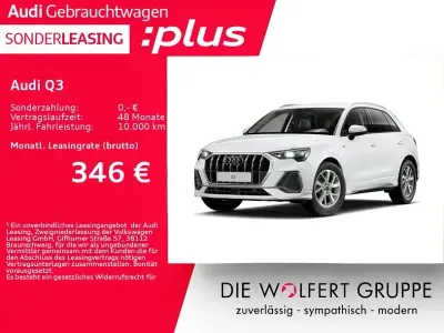 Gebraucht Audi Q3 S-Line 150 PS (110 kW) 2025 Gletscherweiß metallic SUV