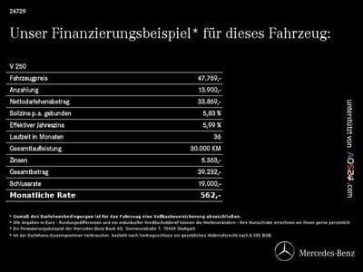 Usata Mercedes V250 190 CV (139 kW) 2023 Grigio Monovolume