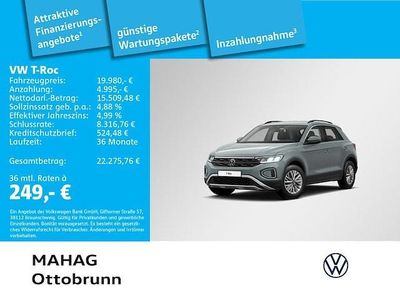 Gebraucht VW T-Roc Life 110 PS (80 kW) 2023 Blau SUV