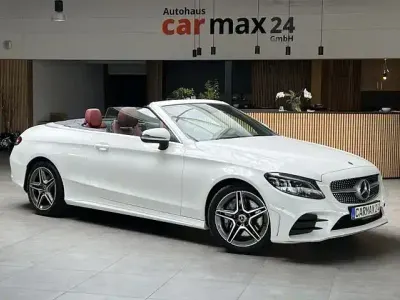 Gebraucht Mercedes C300 AMG line 258 PS (189 kW) 2019 Weiß Cabrio