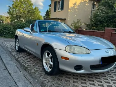 Gebraucht Mazda MX5 110 PS (80 kW) 2001 Silber Cabrio