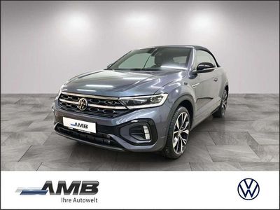 Gebraucht VW T-Roc Cabriolet R-line 150 PS (110 kW) 2025 Rauchgrau metallic schwarz Cabrio