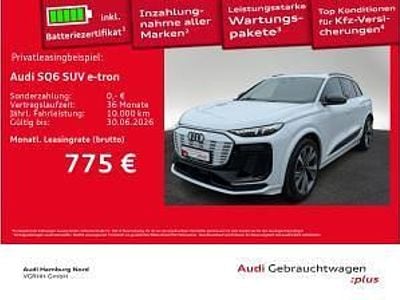 Gebraucht Audi SQ6 e-tron 359 kW (489 PS) 2025 Weiß (2y gletscherweiß metallic) SUV