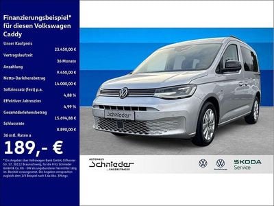 Usata VW Caddy Life 122 CV (89 kW) 2021 Argento Monovolume