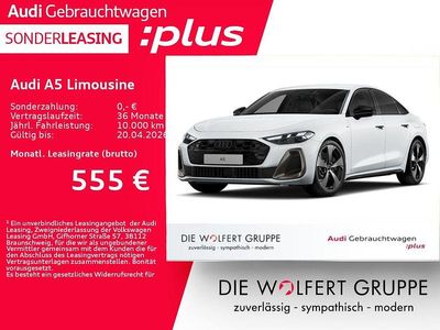 Gebraucht Audi A5 Comfort 299 PS (219 kW) 2025 Gletscherweiß metallic Limousine
