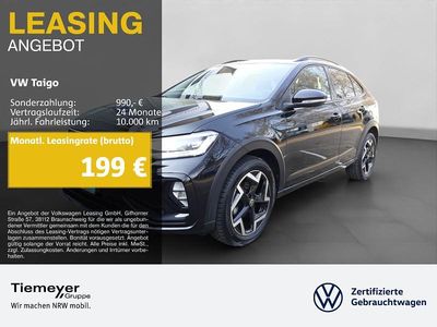 Gebraucht VW Taigo R-line 150 PS (110 kW) 2025 Schwarz SUV