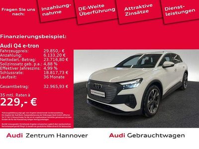 Gebraucht Audi Q4 e-tron Comfort 194 kW (265 PS) 2022 Gletscherweiß metallic SUV