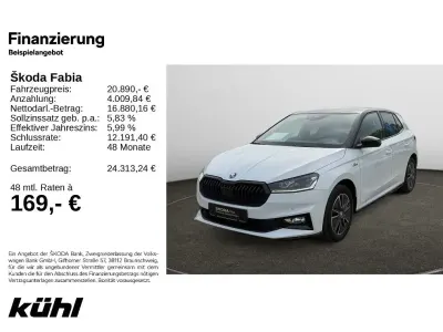 Gebraucht Skoda Fabia Monte Carlo 150 PS (110 kW) 2023 Moonweiss metallic Kleinwagen
