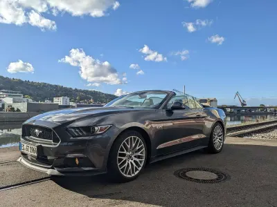 Gebraucht Ford Mustang GT 421 PS (309 kW) 2016 Grau Cabrio