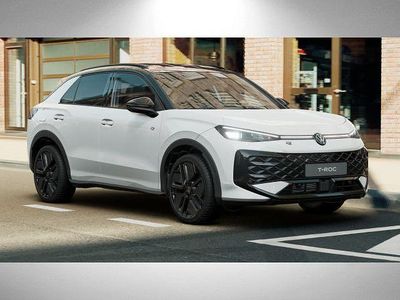 Pure white uni schwarz uni Neu 2025 VW T-Roc R-line SUV | 48.165 € (Teuer)
