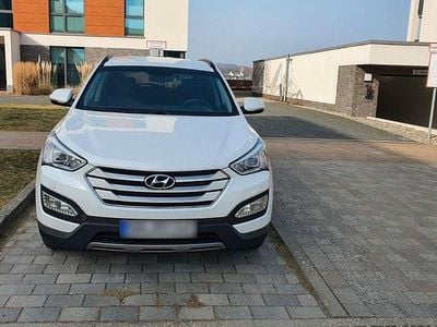 Gebraucht Hyundai Santa Fe Style 197 PS (144 kW) 2014 Weiß SUV