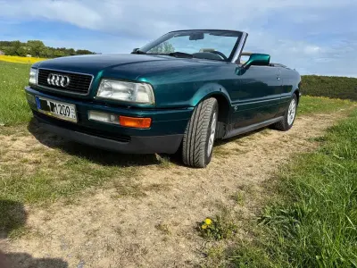 Gebraucht Audi Cabriolet 133 PS (97 kW) 1992 Grün Cabrio