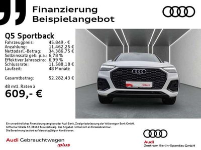 Gebraucht Audi Q5 S-Line 299 PS (219 kW) 2023 Gletscherweiß metallic SUV