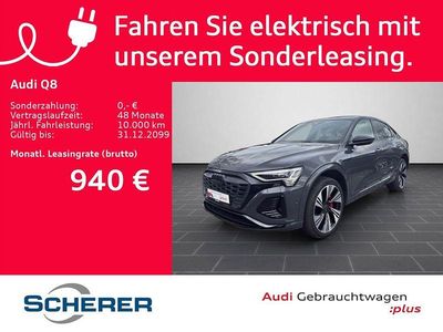 Gebraucht Audi Q8 e-tron Comfort 300 kW (408 PS) 2023 Magnetgrau (metallic) SUV