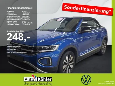 Gebraucht VW T-Roc Goal 116 PS (85 kW) 2025 Ravennablau schwarz SUV