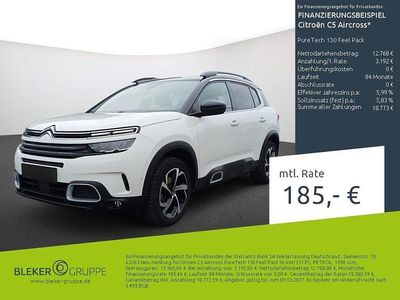 Gebraucht Citroën C5 Aircross Feel 131 PS (96 kW) 2022 Weiss perlmutt (metallic) SUV