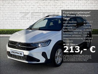 Gebraucht VW Taigo Life 110 PS (80 kW) 2022 Weiss SUV