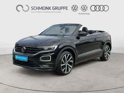 Gebraucht VW T-Roc Cabriolet R-line 150 PS (110 kW) 2022 Schwarz Cabrio