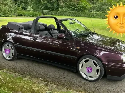 Gebraucht VW Golf Cabriolet Edition 90 PS (66 kW) 1995 Violet Cabrio