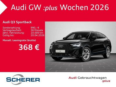 Gebraucht Audi Q3 Sportback Ambiente 150 PS (110 kW) 2025 Mythosschwarz metallic (metallic) SUV