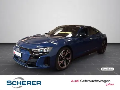 Gebraucht Audi e-tron GT quattro Ambiente 350 kW (476 PS) 2023 Ascariblau metallic (metallic) Limousine