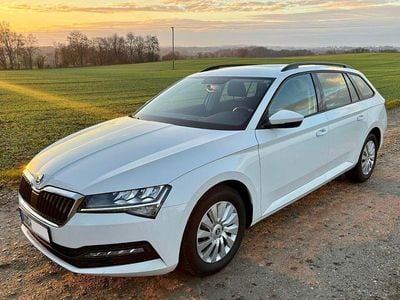 Gebraucht Skoda Superb Active 150 PS (110 kW) 2019 Weiß Kombi
