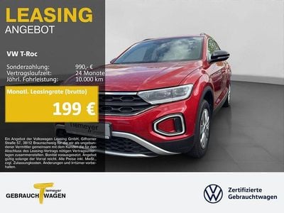 Gebraucht VW T-Roc Goal 150 PS (110 kW) 2024 Rot SUV