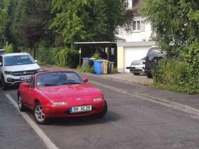 Gebraucht Mazda MX5 90 PS (66 kW) 1995 Rot Cabrio