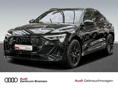 Gebraucht Audi e-tron Sportback S-Line 300 kW (408 PS) 2022 Mythosschwarz metallic SUV