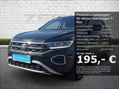 Second-hand VW T-Roc Goal 150 CP (110 kW) 2024 Negru SUV