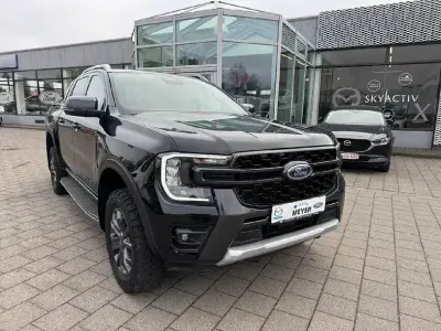 Brugt Ford Ranger Wildtrack 205 HK (150 kW) 2024 Sort Pickup / Ladvogn