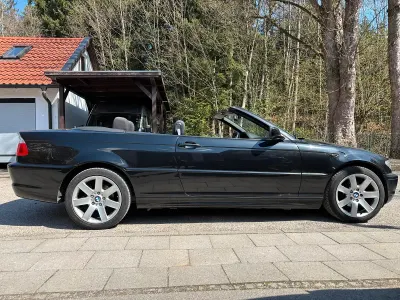 Gebraucht BMW 318 Cabriolet 143 PS (105 kW) 2003 Schwarz Cabrio