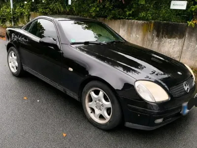 Gebraucht Mercedes SLK200 136 PS (100 kW) 1999 Schwarz Cabrio