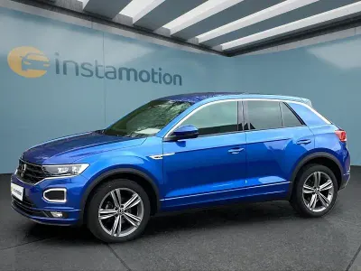 Second-hand VW T-Roc 150 CP (110 kW) 2022 Albastru SUV