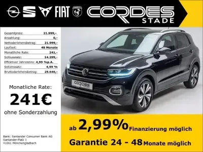 Usata VW T-Cross Active 110 CV (80 kW) 2022 Nero SUV