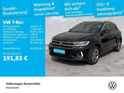 Usata VW T-Roc R-line 116 CV (85 kW) 2024 Nero SUV