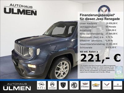 Slate blue pearl coat metallic Gebraucht 2022 Jeep Renegade Limited SUV | 19.950 €