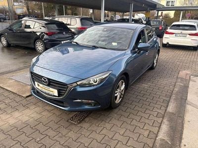 Turmalinblau metallic Gebraucht 2017 Mazda 3 Exclusive-Line Kleinwagen | 10.890 € (Guter Preis)
