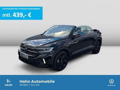 Gebraucht VW T-Roc Cabriolet R-line 150 PS (110 kW) 2025 Deep black perleffekt schwarz Cabrio