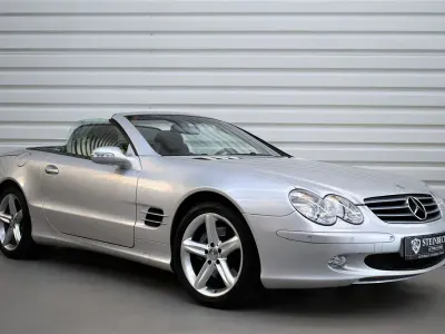 Gebraucht Mercedes SL500 Edition 306 PS (225 kW) 2002 Silber Cabrio