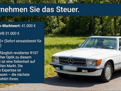 Usata Mercedes SL380 163 CV (119 kW) 1982 Bianco Cabrio
