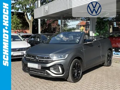 Gebraucht VW T-Roc Cabriolet R-line Edition 150 PS (110 kW) 2023 Indiumgrau (grau) Cabrio